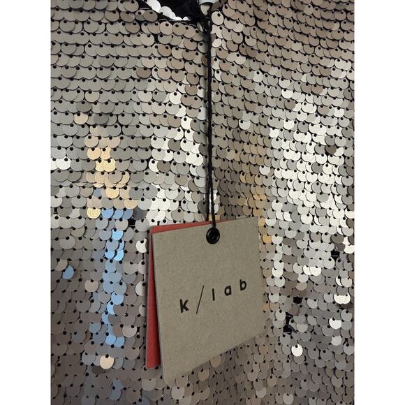 k / lab NWT Sequin Dress Size LG Perf for Holidays New Years Eve FUN - Picture 7 of 8